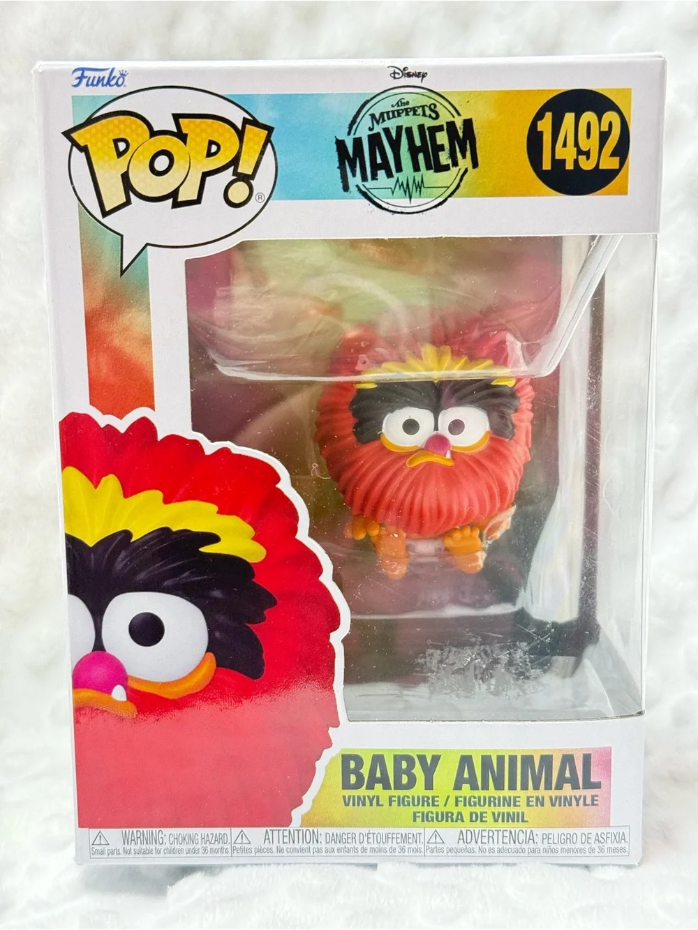 Funko POP! Baby Animal (Muppets Mayhem) Vinyl Figure #1492 Red yellow